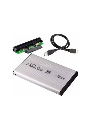 2.5 İnç Sata Harddisk Kutusu - Sata Hdd Kutu Gri