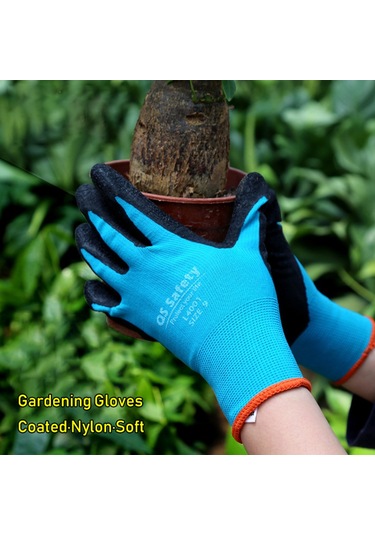 Symbee Bahçe Çalışmaları Eldiveni Nilon, Su Geçirmez, Kayma Önleyici, Dayanıklı, El Koruyucu, Ekoloji Ve Bahçe İşleri İçin S Bedeni