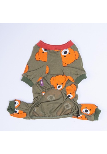 Pettrend Teddy Ted Penye Tulum Kedi Köpek Tulumu Kedi Köpek Kıyafeti Köpek Pijaması
