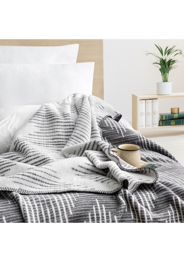 Schafer Home Bloom Tk Battaniye 150x220 Cm 1 Parça-gri Gri