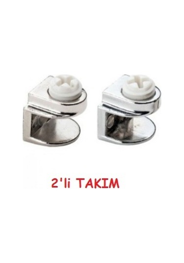 CAM RAF TUTUCU 2’li Krom DÜZ CAM RAF TAŞYICI