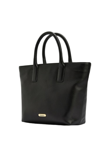 Barbour Birch Deri Kol Çantası Bk11 Black Siyah