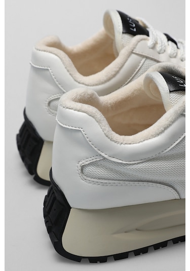 Lufian Sıa Kadın Sneaker Ayakkabı Beyaz Beyaz 122230016100500 Beyaz