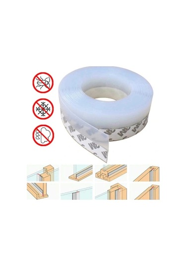 Kapı Pencere Rüzgar Kesici Bant 3 Mt. Renk