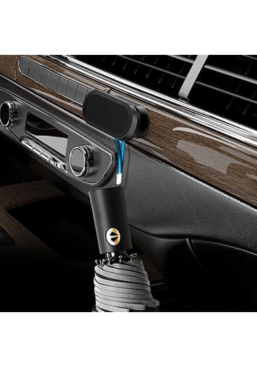 Zhltools Araç İçi 360 Derece Dönebilen Mıknatıslı Torpido Üstü Telefon Tutucu Siyah Siyah