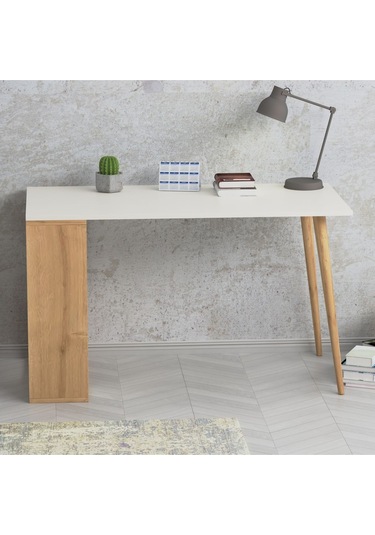 Sally Çalışma Masası Beyaz Meşe