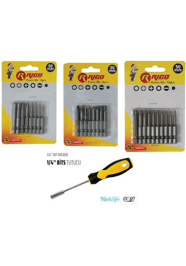 -rıco Matkap Ucu-allen-torx Bits Takımı Seti