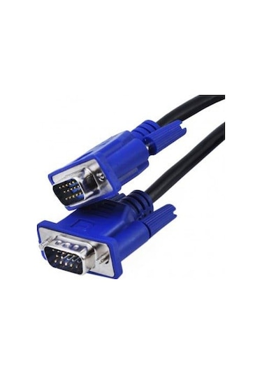 20 Metre Vga Kablo Monitör Projeksiyon Ekran Kablosu 15 Pın Vga