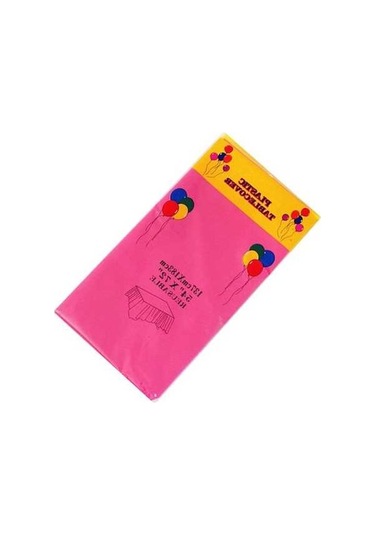 Fortunelane 137x183 Cm Pembe Pe Masa Örtüsü - Kaliteli, Tek Kullanımlık, İç/dış Mekan Uygun, Leke Ve Çizik Koruyucu, Sosyal Etkin