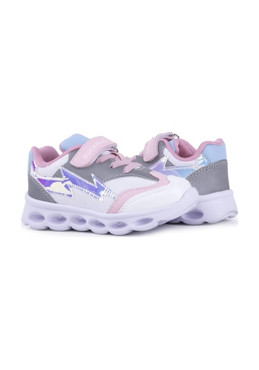 Buckhead Ares Buck4308-bk350 Işıklı Çocuk Spor Ayakkabı - Beyaz