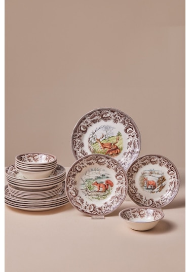 Karaca  Legend Groove 24 Parça 6 Kişilik Yemek Takımı