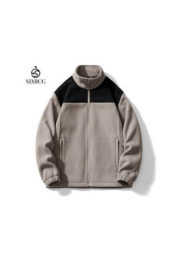 Açık Hava Polar Rüzgar Geçirmez Ve Sıcak Erkek Ceketi Haki