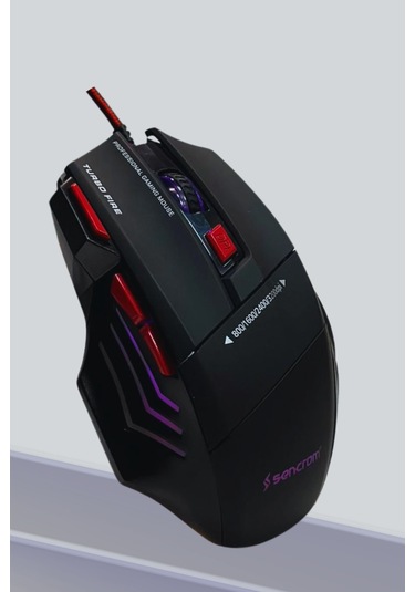 Snrelk Rgb Işıklı Gaming Mouse 8001600/2400/3200 Dpi Oyuncu Mouse 001