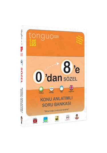 Tonguç Akademi 8.Sınıf 0’Dan 8’E Konu Anlatımlı Soru Bankası Set
