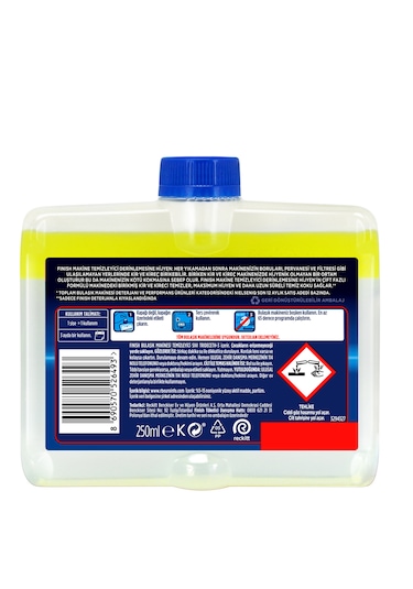 Finish Limon Kokulu Sıvı Bulaşık Makinesi Temizleyici 250 ML