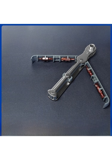 Aubyhe Toptan Çift Yönlü Ratchet Tornavida Seti, Çok Fonksiyonlu, Eşik Tipi, Ev Kullanıma Uygun, Kaymazsız Kolu, Mini Uçlar Sarı