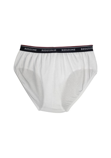 3'lü Paket Erkek Büyük Beden 105-180 Kilo Arası İçin Uygun Rahat Kalıp Redzone Likralı Slip Beyaz