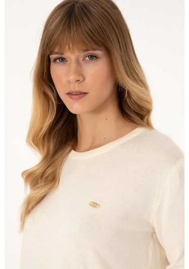 U.s. Polo Assn. Kadın Kazak /triko 50313579-vr256 İnci