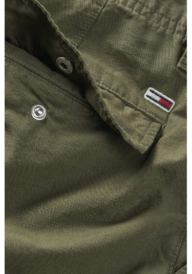 Tommy Hilfiger Erkek Tjm Ryan Kargo Pantolon - Yeşil Fatigue Green