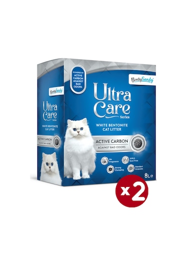Ultra Care Series Aktif Karbonlu Kedi Kumu 2 x 8 L