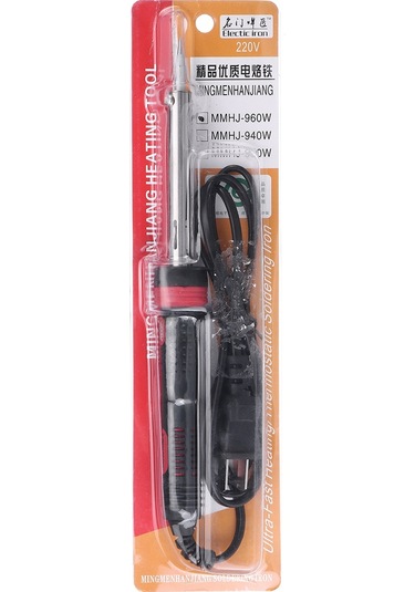 220v 60w Elektrikli Havya Kaynak Alet Takımı Dıy Lehim Teli Cımbız Seti Led Işık İle Uygun Sunta Takı