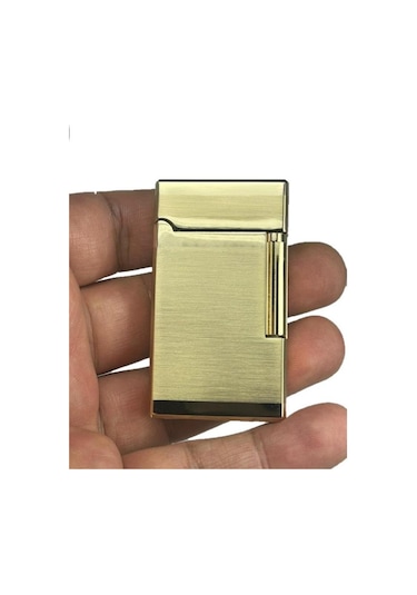 Promise Gazlı Premium Çakmak Altın Renk Metal