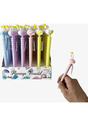 Flamingo Başlıklı Uçlu Kalem 0.7 Pembe