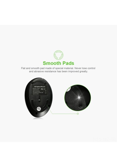 Wezone Kablosuz Dikey Ergonomik Fare - 800/1200/1600 Dpı, Hızlı Tepki, Pc Ve Laptop İçin Şarj Edilebilir Beyaz