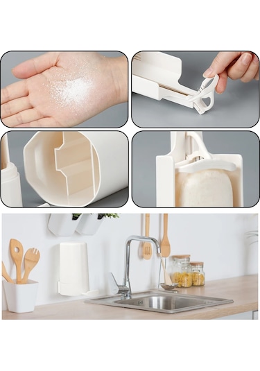 Kalıp Sabun Öğütücü Sabunluk, , Sağlam El Sabunu, Delme Gerektirmez, Sabun Öğütücü, Sabun Törpüsü, Duvar Montajı, Su Geçirmez, Mutfak Ve Banyo İçin Krem