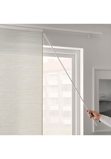 Perde Çekme Çubuğu, Beyaz, 110 Cm Beyaz