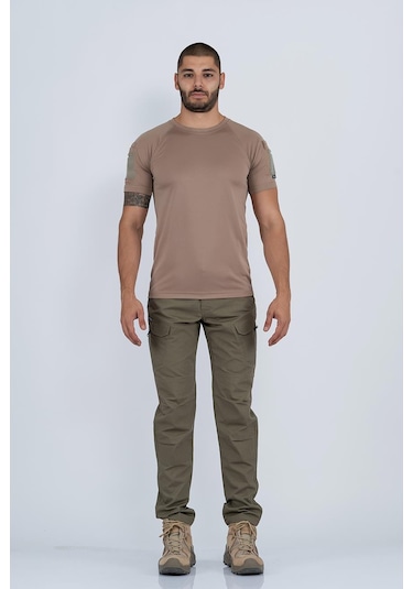 Bikatex T-shırt Tactıcal K.kol Bkt - 801-1188-Bej
