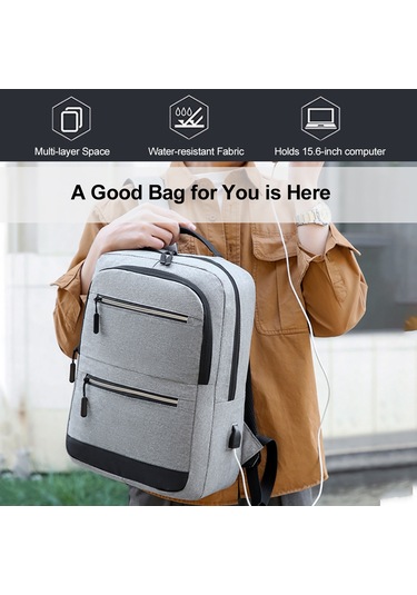 Reedark 15.6" İş Ve Günlük Kullanimlı Çanta - Mavi, Bilgisayar/tablet Bölmeli, 300d Materyal, 0.45kg Ağırlık MAVİ