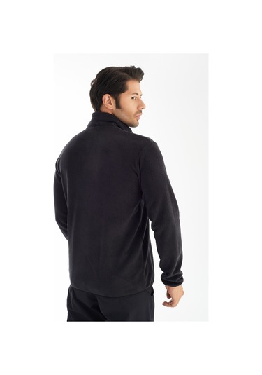 Crozwise Yarım Fermuarlı - Erkek Antrasit Spor Polar - 6036-06
