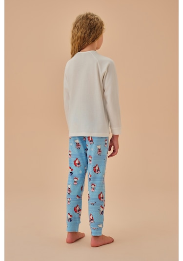 Suwen Lulusu Çocuk Pijama Takımı Shc25218660a956 Mavi