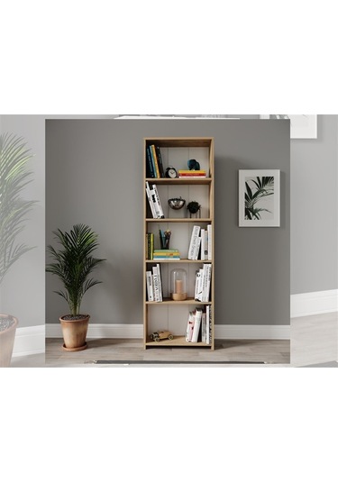 Mikro Dekoratif Kitaplık 5' Lefkas