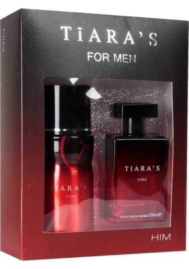 Tiara's Him Erkek Parfüm EDT 100 ML + Deodorant 150 ML