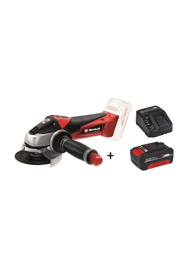 Einhell TE-AG 18/115 Li Akülü Avuç Taşlama + 4.0AH Starter Kit