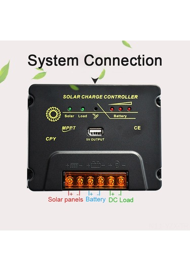 Yaozixa 20a Mppt Güneş Enerji Kontrolörü - 12v/24v Otomatik Tanıma, En Yüksek Verimli Akü Şarjı, 5v 1a Usb Çıkışı