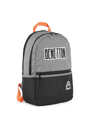 United Colors Of Benetton Bnt03857 Gri/siyah Unisex Sırt Çantası Gri - Siyah