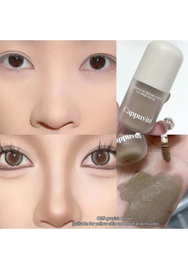 Kapsül Mat Sıvı Şekillendirme Çubuğu Su Geçirmez Doğal Üç Boyutlu Gri Pembe 02 Gray Brown 4.1g C01