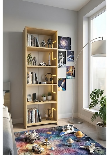 Labirent Ledli Açık Kitaplık Klimt