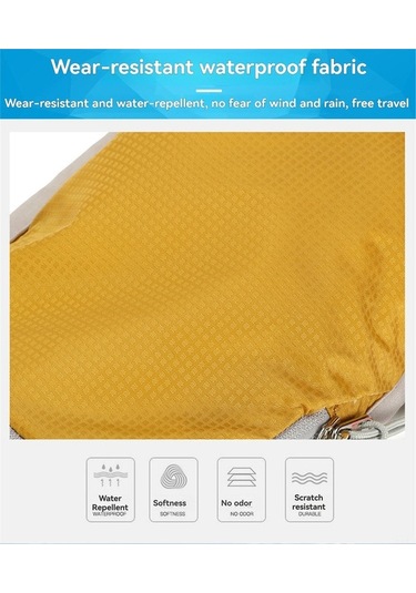 Fortunelane Gündüz/gece Spor Çantası: Su Geçirmez Nylon, Yansıtıcı, Su Bladder Uyumlu, Bisiklet İçin Çift Omuzlu - Gri Gri Gri