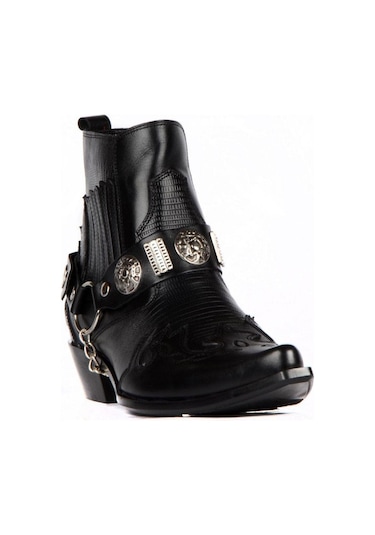 Footcourt Siyah Erkek Kovboy Botu (Western)
