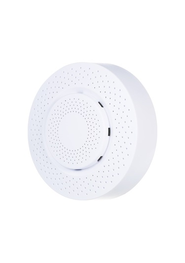 Springsun Beyaz Usb Wifi Akıllı Hava Kalitesi Monitörü - Formaldehit, Voc, Co2, Sicaklık Ve Nem Testeri - Uzak İzleme Ve Gerçek Zamanlı Uyarı Beyaz