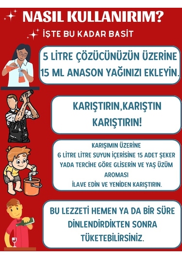 Sek Aroma Kristalize Saf Anason Yağı 5 x 15 ML