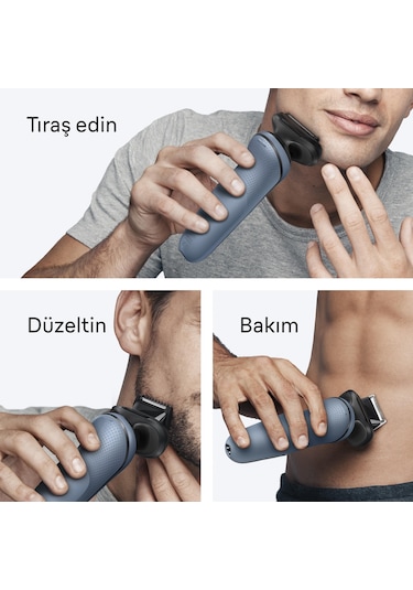 Braun Series 5 Elektrikli Tıraş Makinesi, Islak Ve Kuru, Hassas Düzeltici, Vücut, 52-a1650s 1 Saat