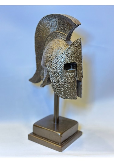 Küçük Boy Miğfer Biblo Bronz