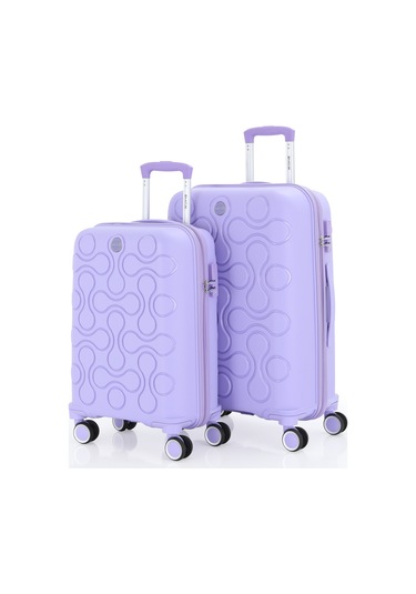Mçs Polipropilen 2li Valiz Seti Orta & Kabin V376 S23sy1000049-set 00025 Lila