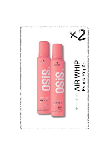 Osis Air Whip Esnek Köpük 2 x 200 ML