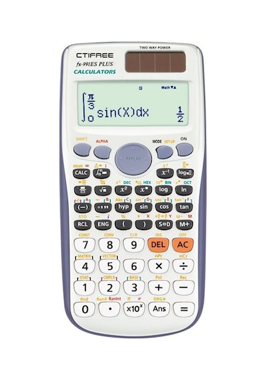 Aubyhe Öğrenci Bilimsel Hesap Makinesi Fx-991es Plus: 417 Fonksiyon, Lcd Ekran, Trigonometri, Matris, Denklem Çözme, Pil Dahil Diğer